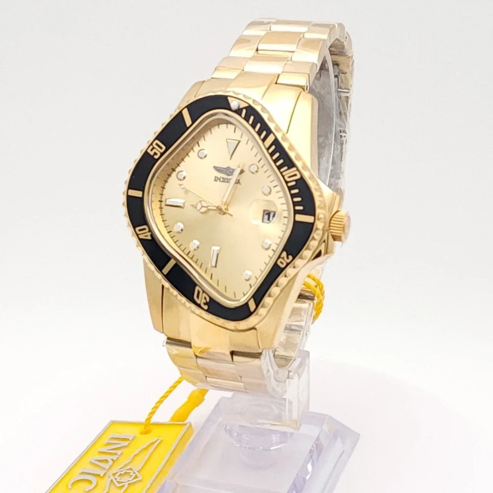 Invicta Artist Surreal 51005 Men's Watch 40mm Gold Tone Gold Dial Quartz